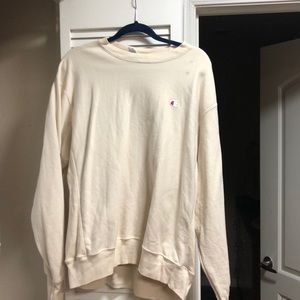 Cream Champion Sweatshirt